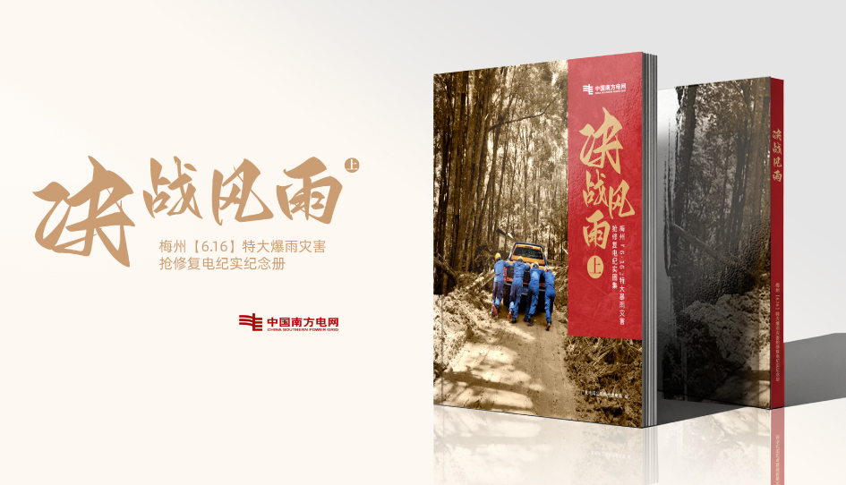 南电特大灾害抢修复电纪念册